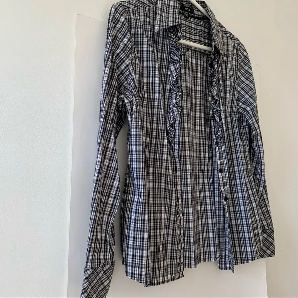 90’s Ruffled Blouse - Picture 7 of 10